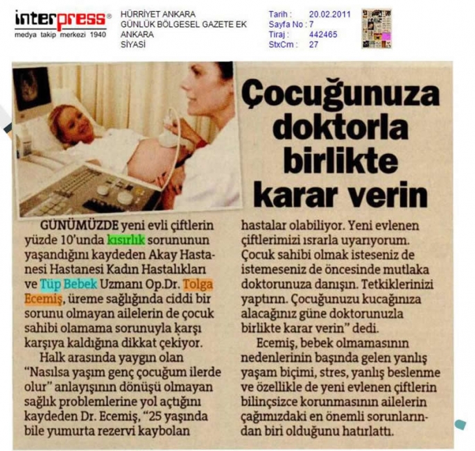 Çocuğunuza doktorla birlikte karar verin