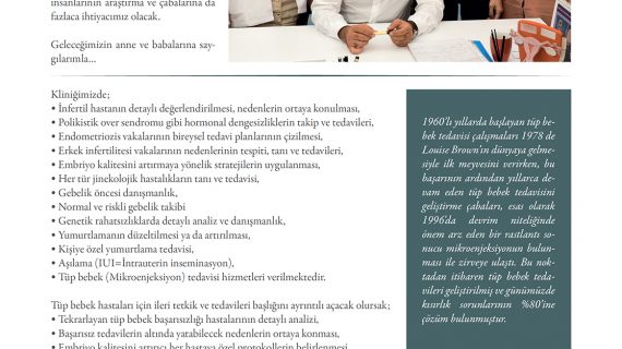 TÜP BEBEK TEDAVİSİNDE AYDINLATILMASI GEREKLİ KONULAR 2