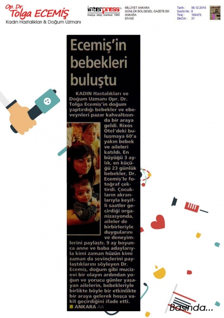 Ecemiş Bebekleri Buluştu