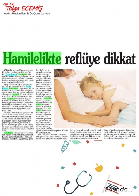 Hamilelikte Reflüye Dikkat