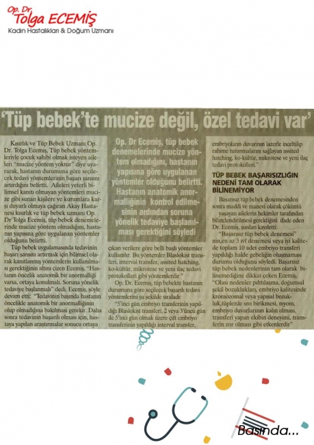 Mucize Değil Özel Tedavi Var